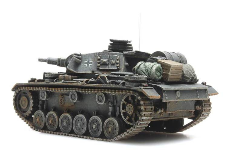 Panzerkampfwagen III Ausf N Gotowy Model H0 Artitec