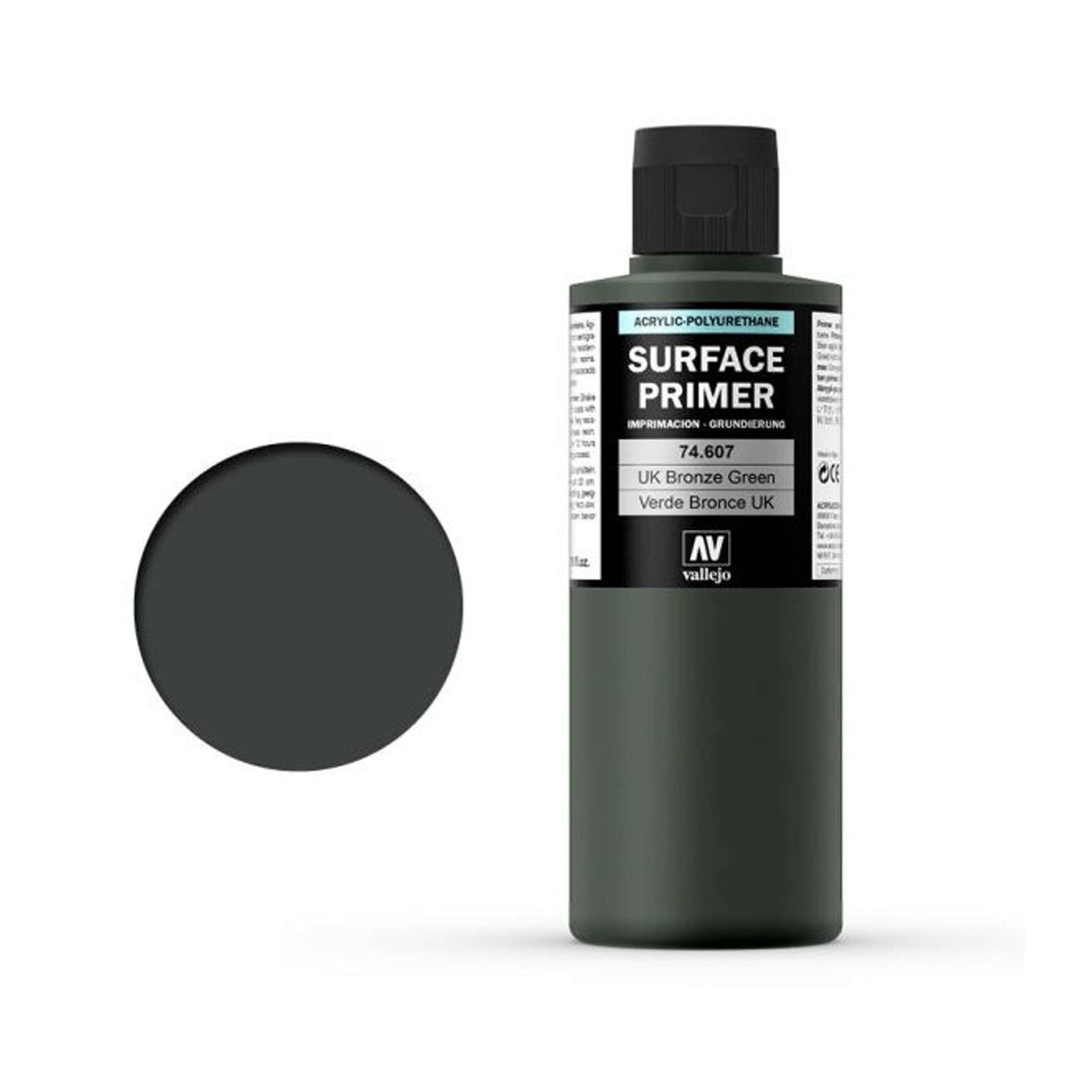 U.K. Bronze Green 200 ml. Podkład Akrylowy Vallejo Surface Primer