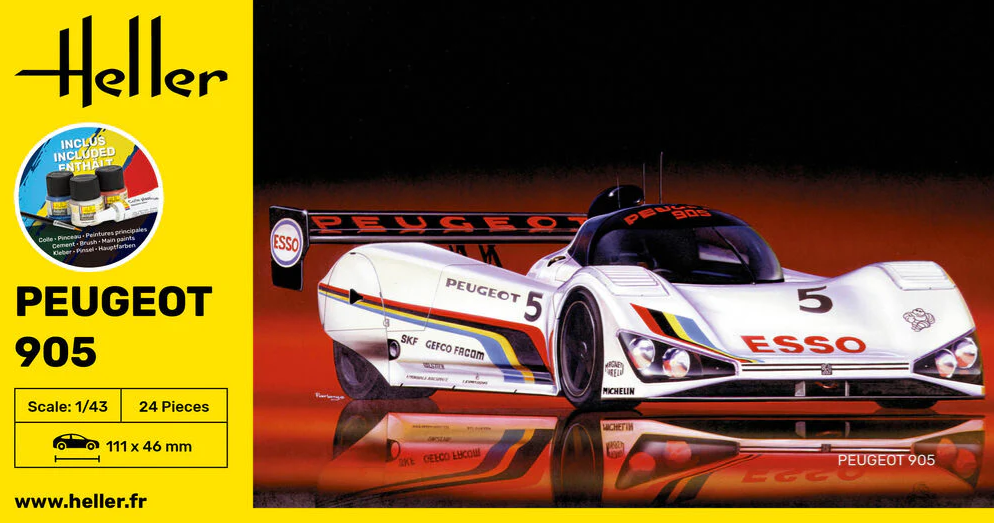 Peugeot 905 zestaw startowy