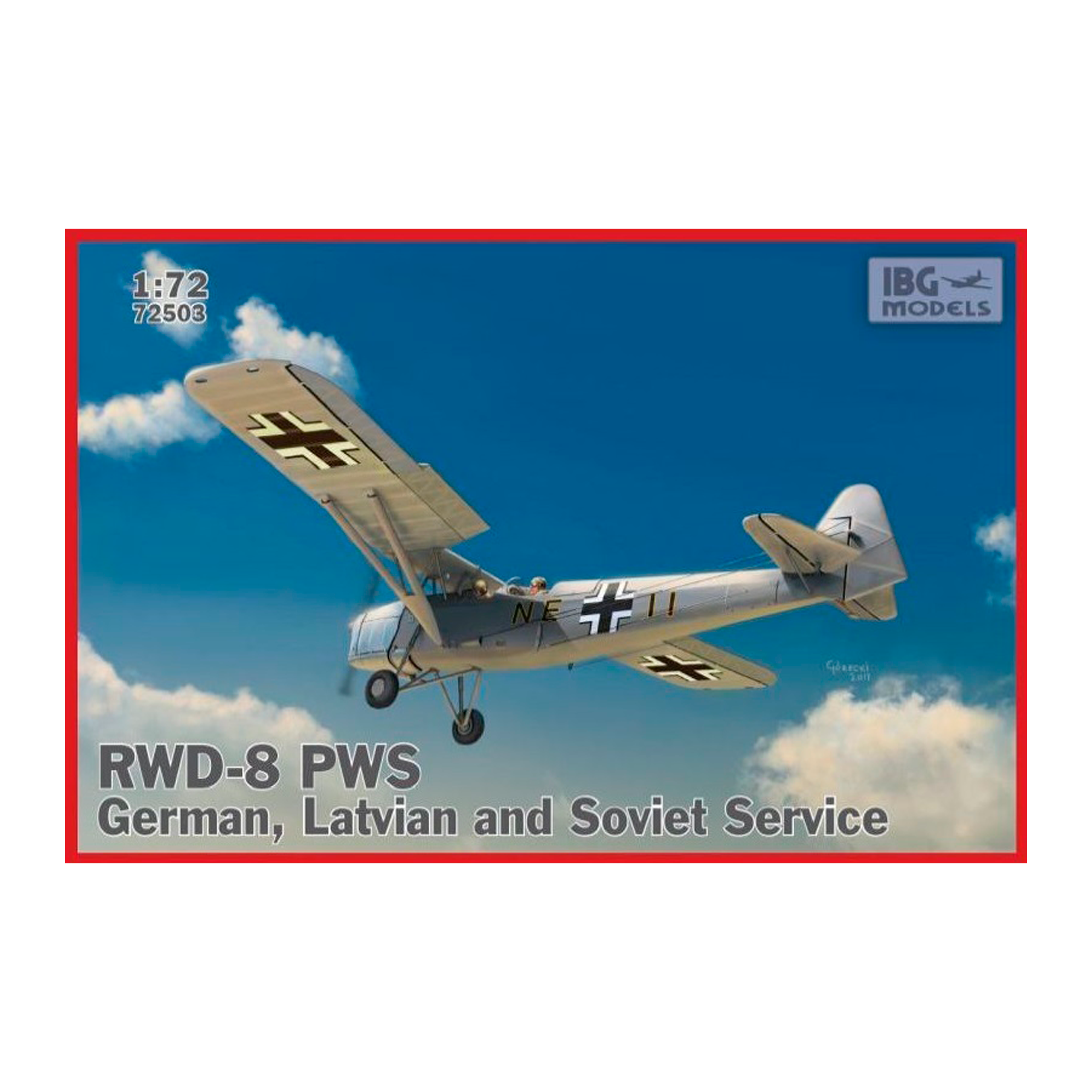 Samolot Szkolny RWD-8 DWL IBG Models 1:72