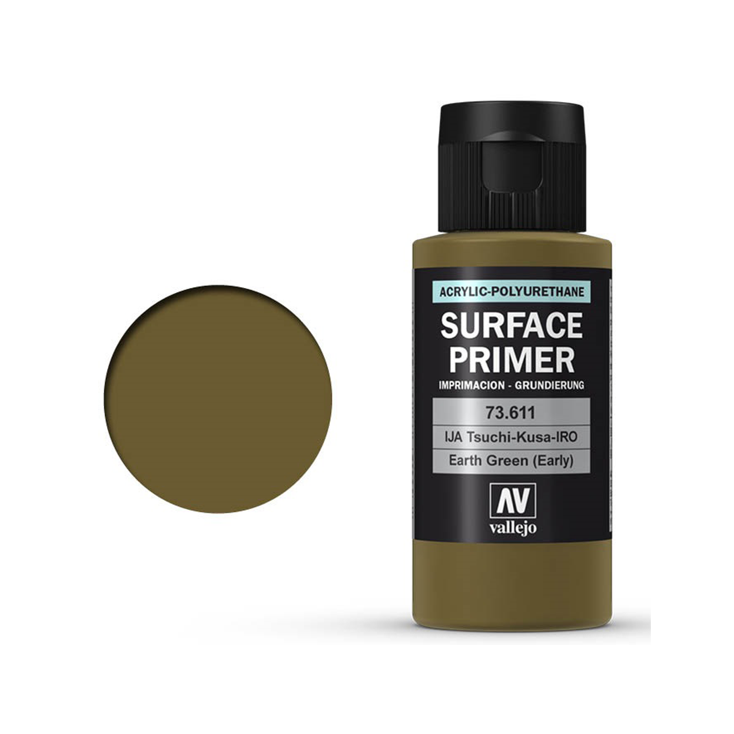 IJA-Tsuchi-Kusa-IRO Earth Green 60 ml. Podkład Akrylowy Vallejo