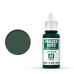 Farba Akrylowa Vallejo Panzer Aces German Green Tail Light 70.308