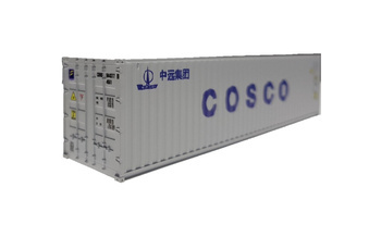 Kontener Morski 40 ft COSCO w skali H0 1:87 Igra Model