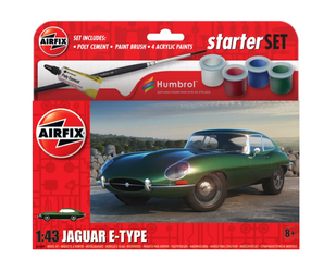 Jaguar E-TYPE zestaw z farbami