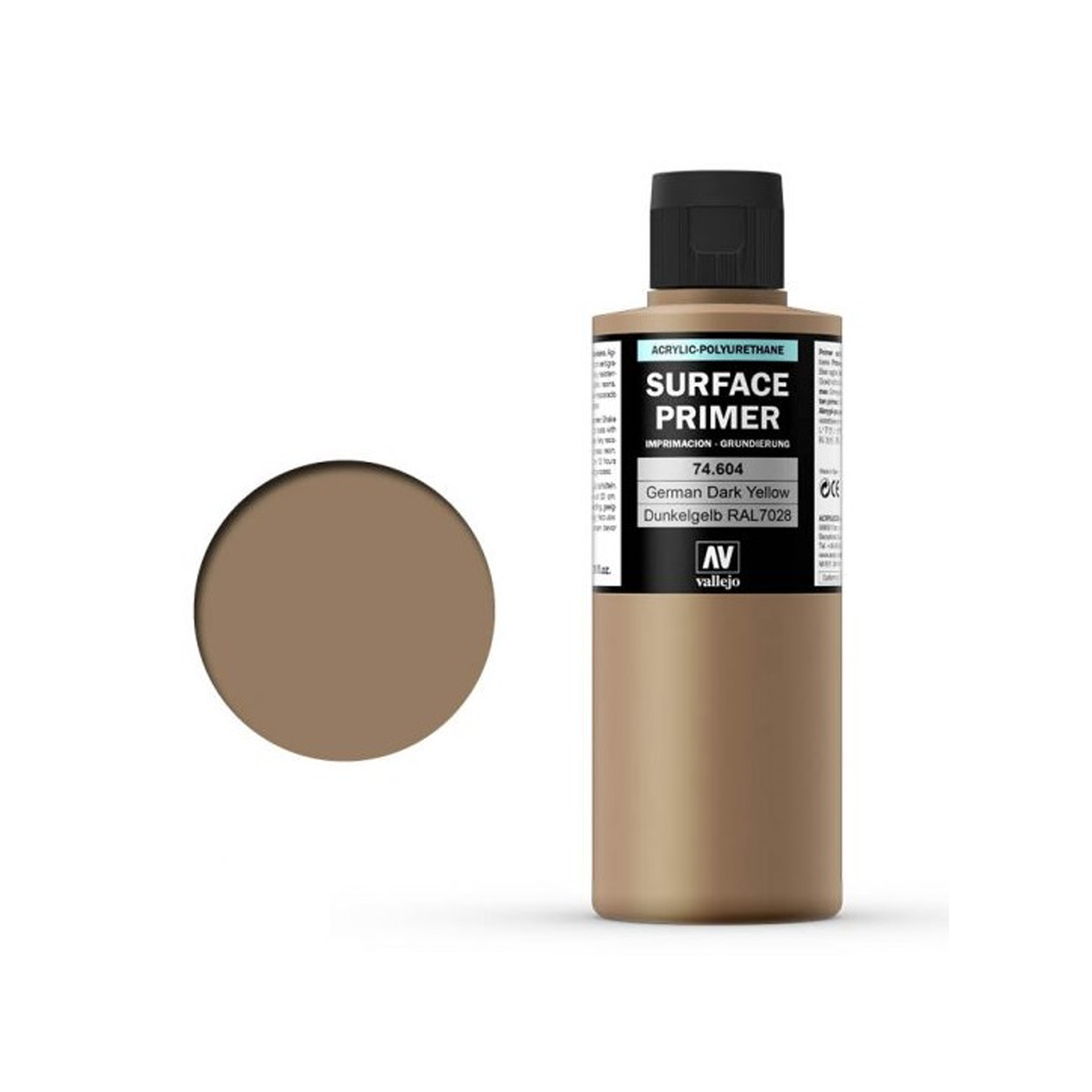 Podkład German Dark Yellow 200 ml.