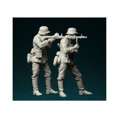 Niemieccy Żołnierze z Karabinem MG , 1939-43 Stalingrad 1/35