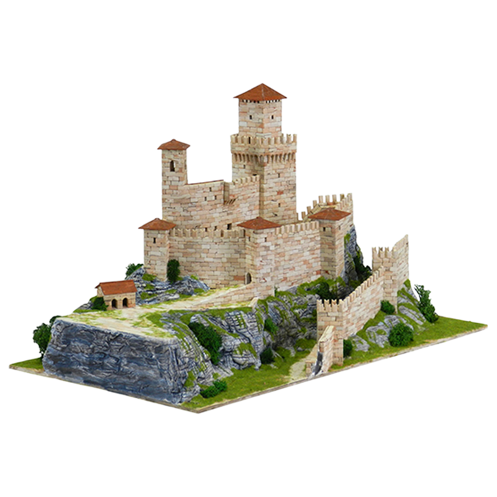 Zamek La Rocca o Guaita w skali 1:250