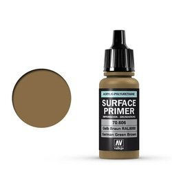 Vallejo Surface Primer / Podkład Akrylowy German Green Brown 17 ml. 70606