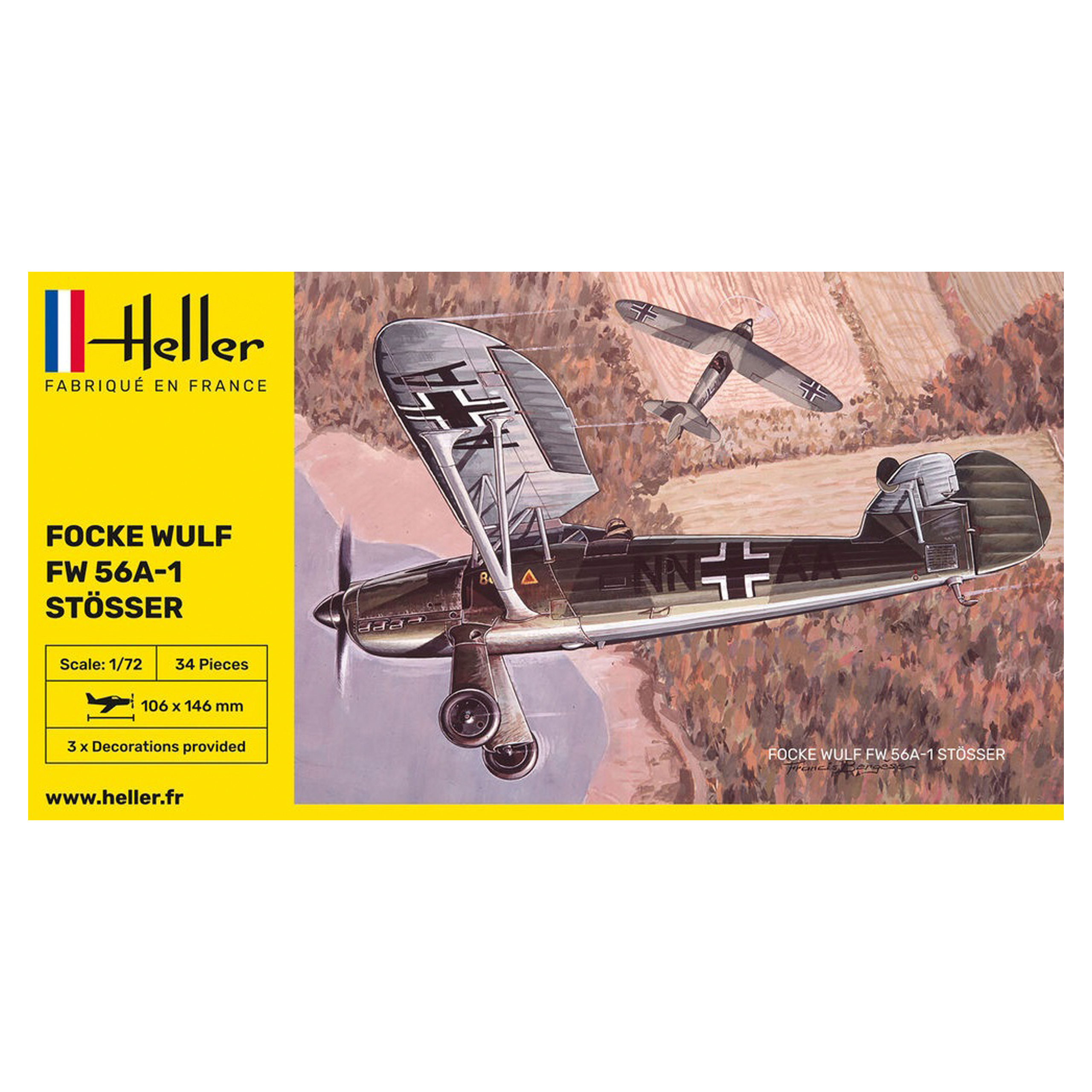 Focke Wulf Stosser model do sklejania Heller skala 1/72