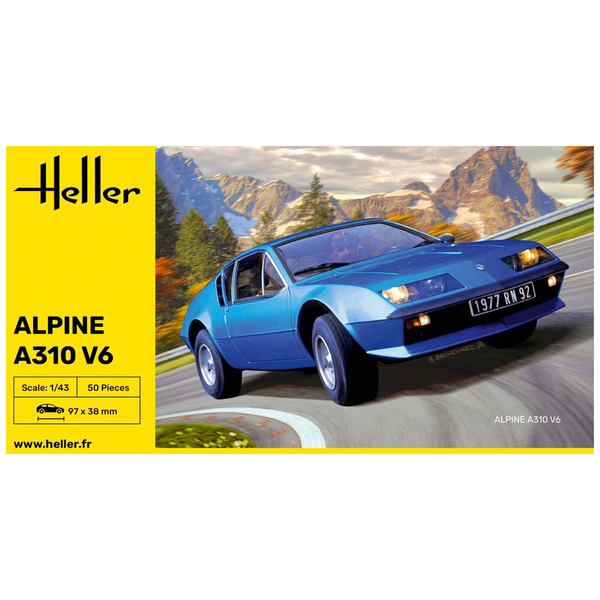 Samochód Alpine A340 V6 - widok ogólny