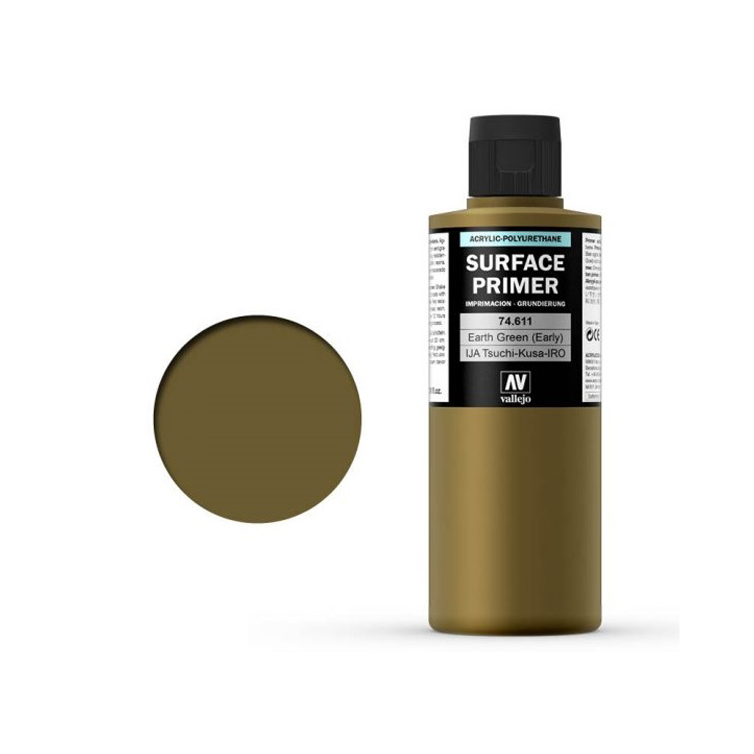 Earth Green (early) 200 ml. Podkład Akrylowy Vallejo Surface Primer