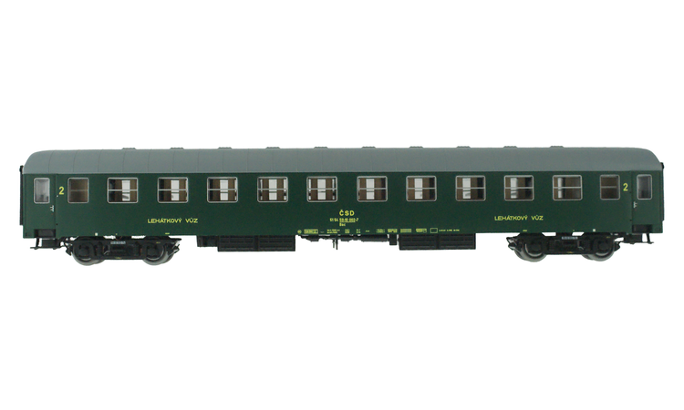 Wagon z miejscami do leżenia Bac ČSD Praha Igra Model